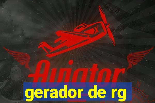 gerador de rg