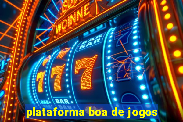 plataforma boa de jogos