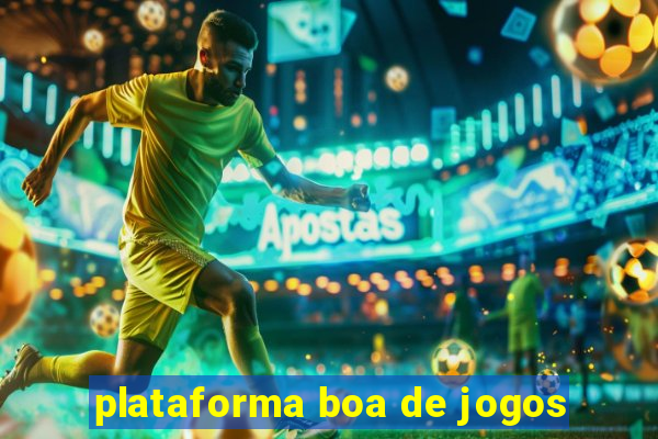 plataforma boa de jogos