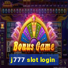 j777 slot login