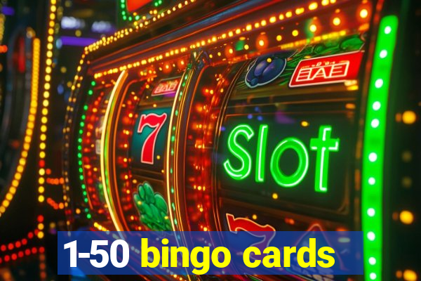 1-50 bingo cards