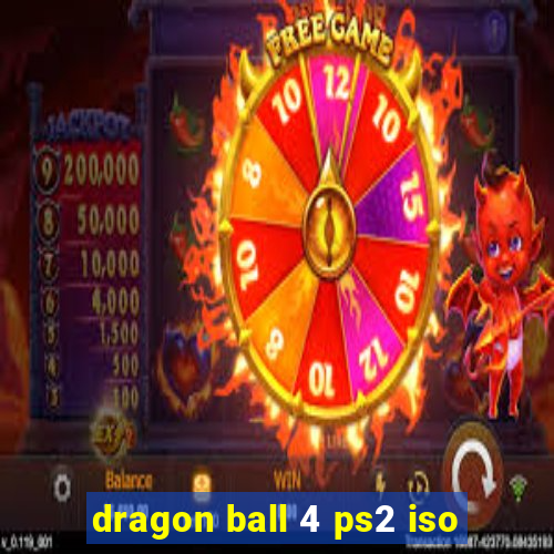 dragon ball 4 ps2 iso