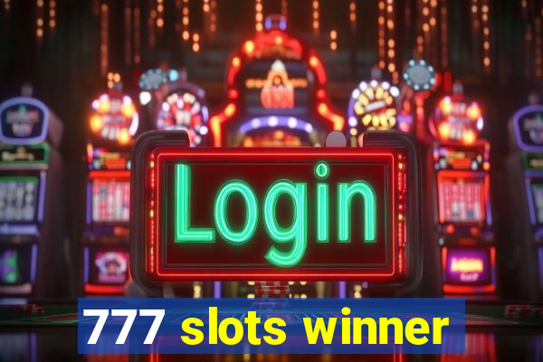 777 slots winner