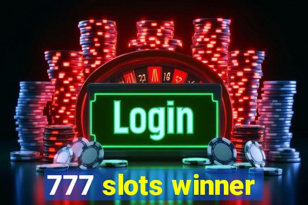 777 slots winner