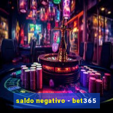 saldo negativo - bet365