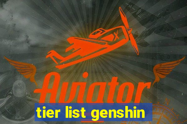 tier list genshin