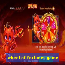 wheel of fortunes game