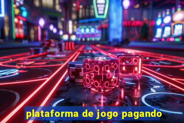 plataforma de jogo pagando