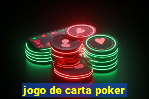 jogo de carta poker