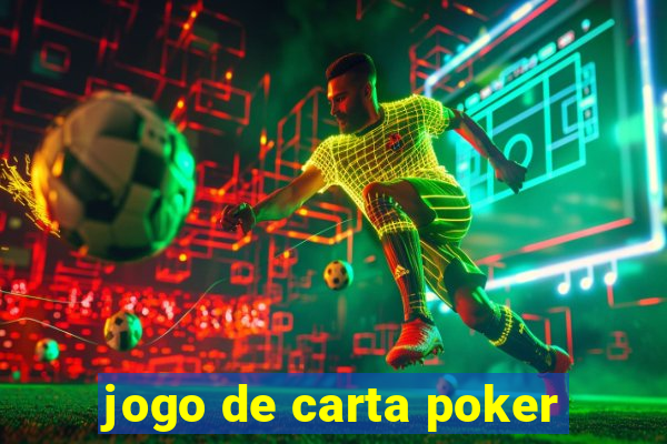 jogo de carta poker