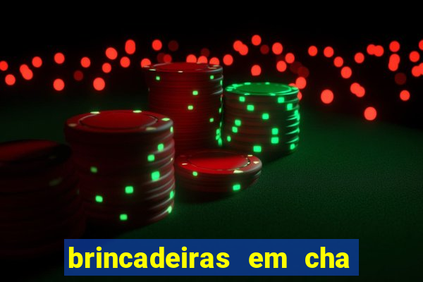 brincadeiras em cha de bebe