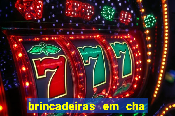 brincadeiras em cha de bebe