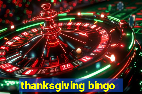 thanksgiving bingo