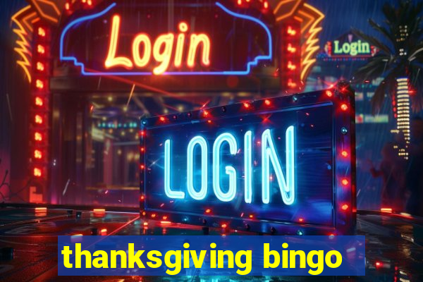 thanksgiving bingo