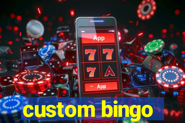 custom bingo