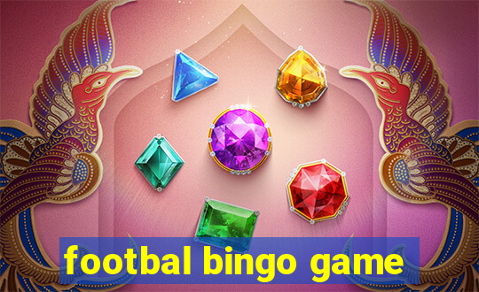 footbal bingo game