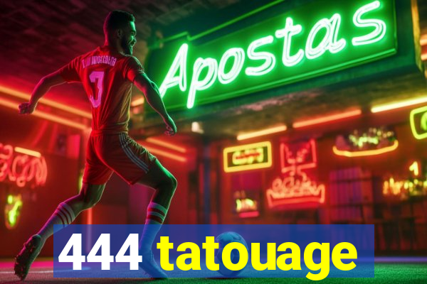 444 tatouage