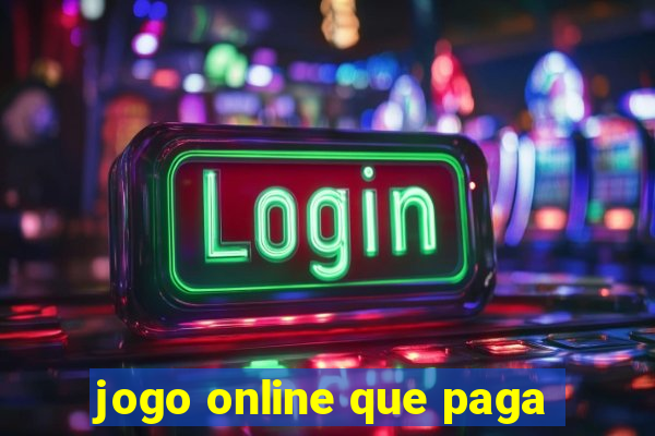 jogo online que paga