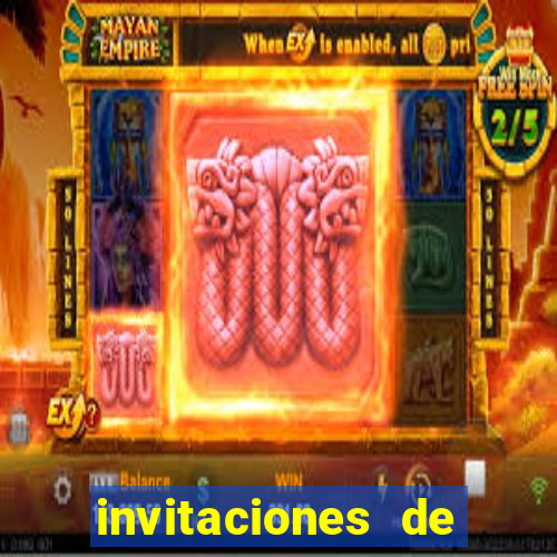 invitaciones de bingo para editar