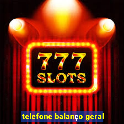 telefone balanço geral