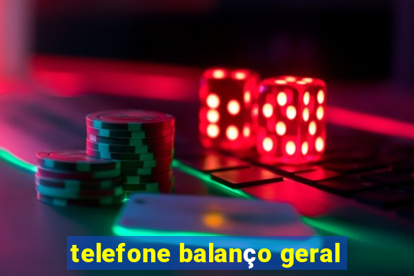 telefone balanço geral