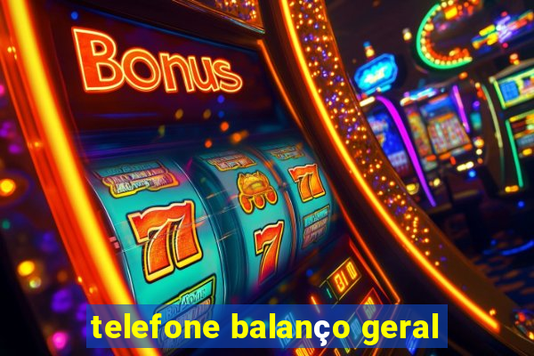 telefone balanço geral