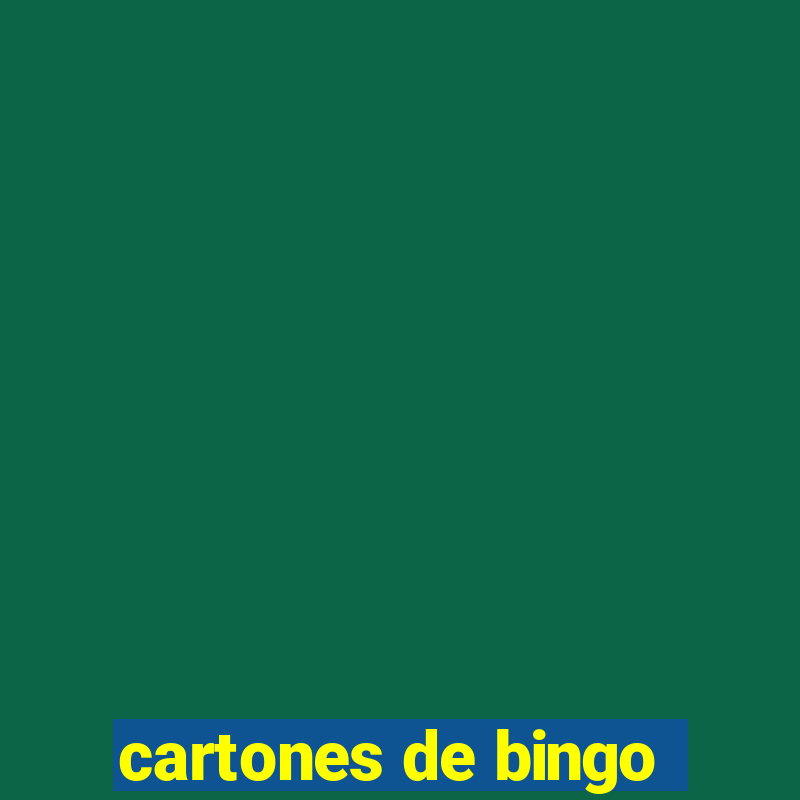 cartones de bingo