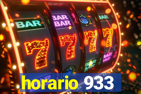 horario 933