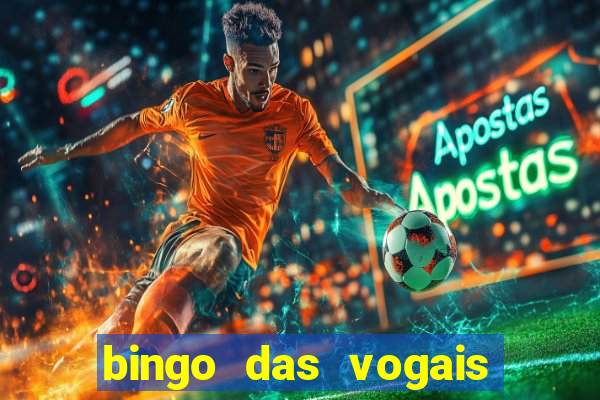 bingo das vogais colorido para imprimir