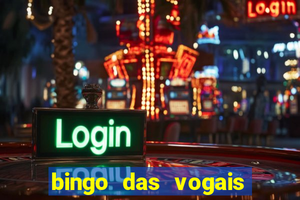 bingo das vogais colorido para imprimir