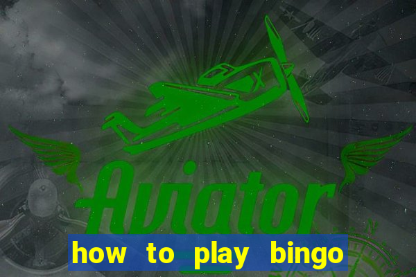 how to play bingo for money