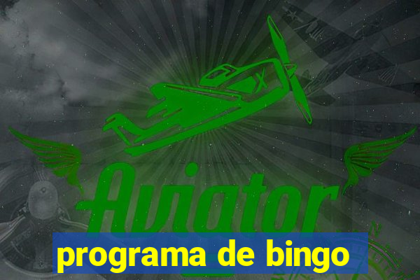 programa de bingo