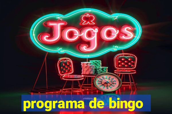 programa de bingo