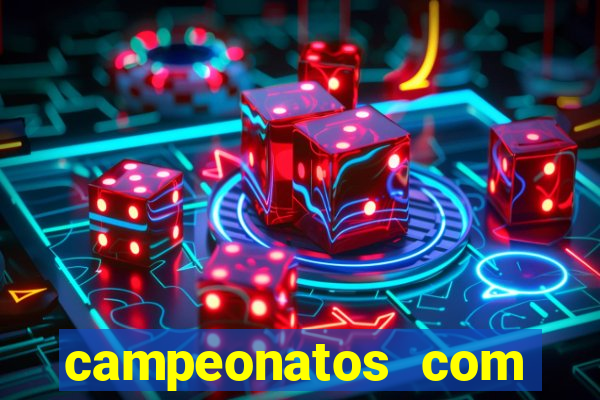 campeonatos com mais escanteios