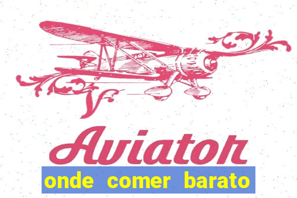 onde comer barato aeroporto santos dumont