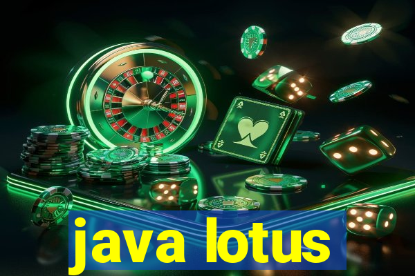 java lotus