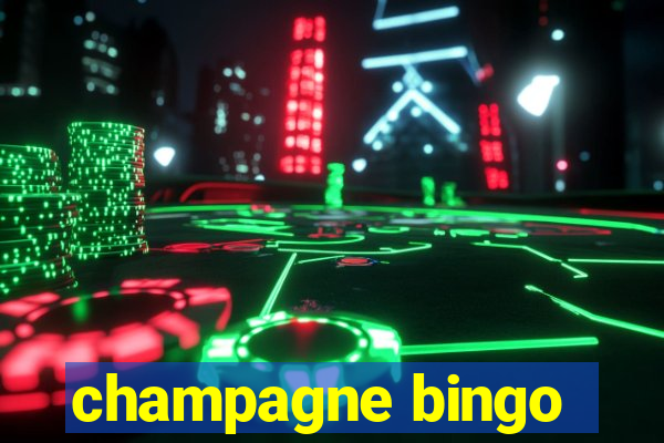 champagne bingo