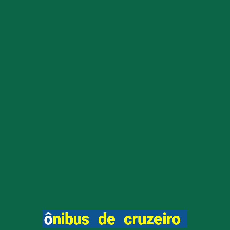 ônibus de cruzeiro para lorena