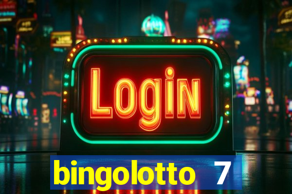 bingolotto 7 januari 2024