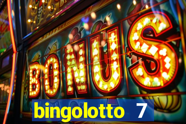 bingolotto 7 januari 2024