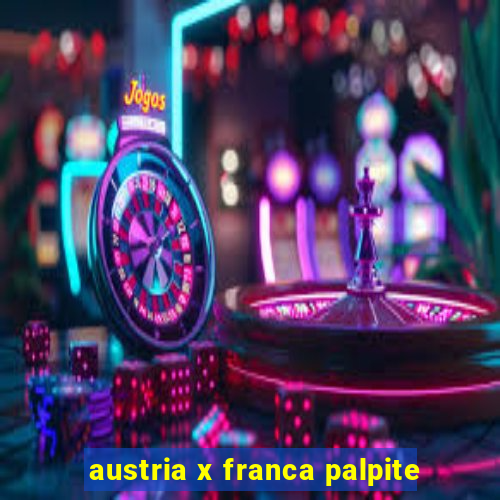 austria x franca palpite