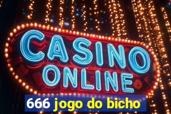 666 jogo do bicho