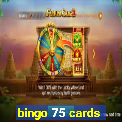 bingo 75 cards