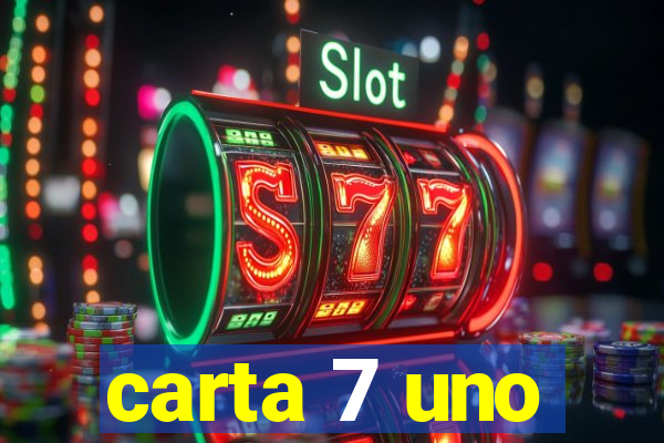 carta 7 uno