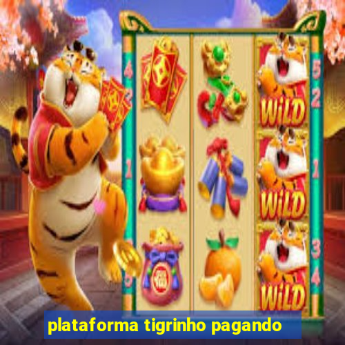 plataforma tigrinho pagando