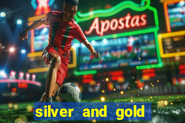 silver and gold slot machine