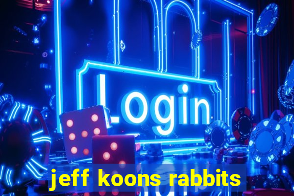 jeff koons rabbits