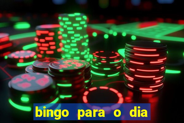 bingo para o dia da mulher