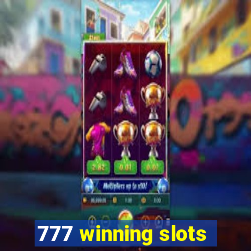 777 winning slots