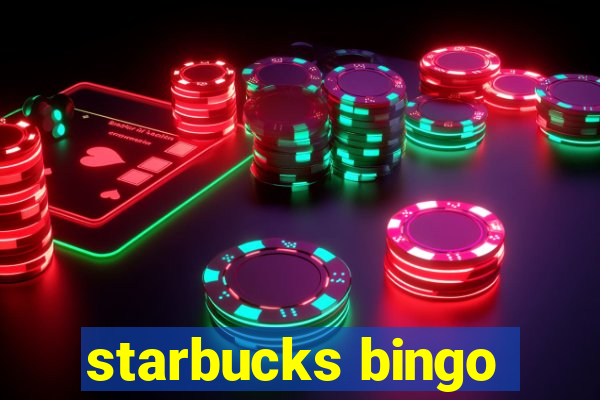 starbucks bingo